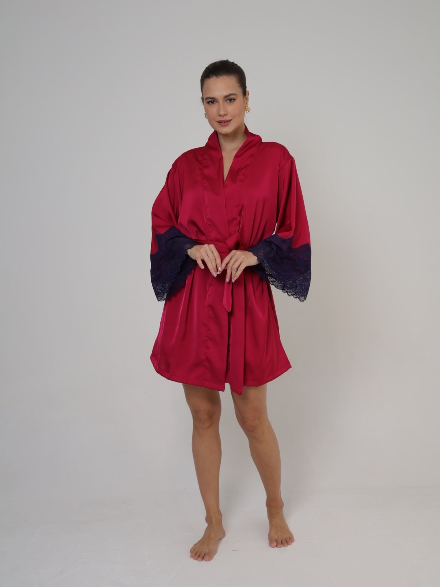 Robe Cetim Pink