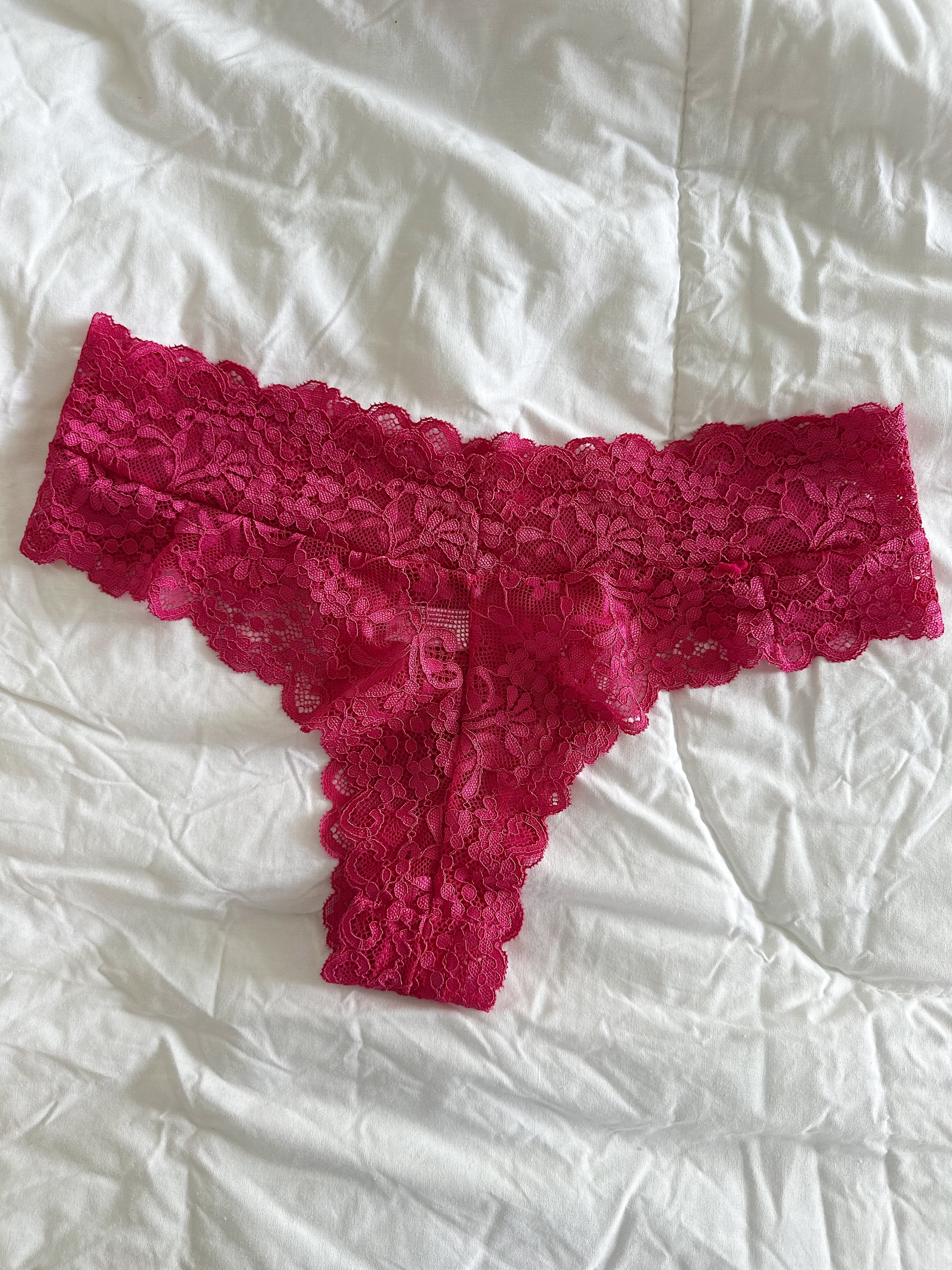 Calcinha Renda Semi-fio Pink