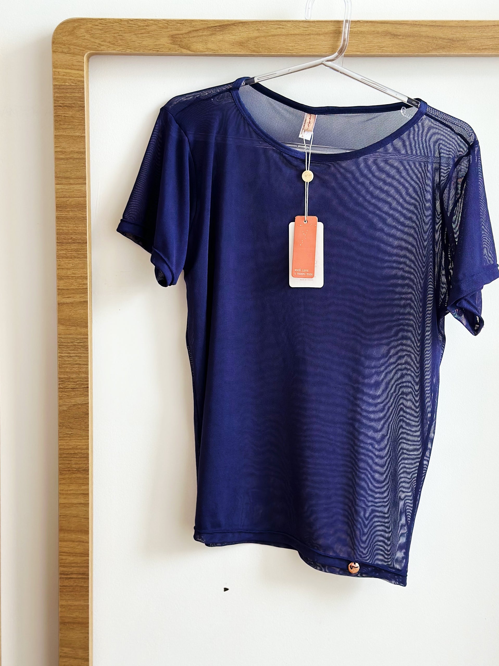 T-shirt Tule Azul