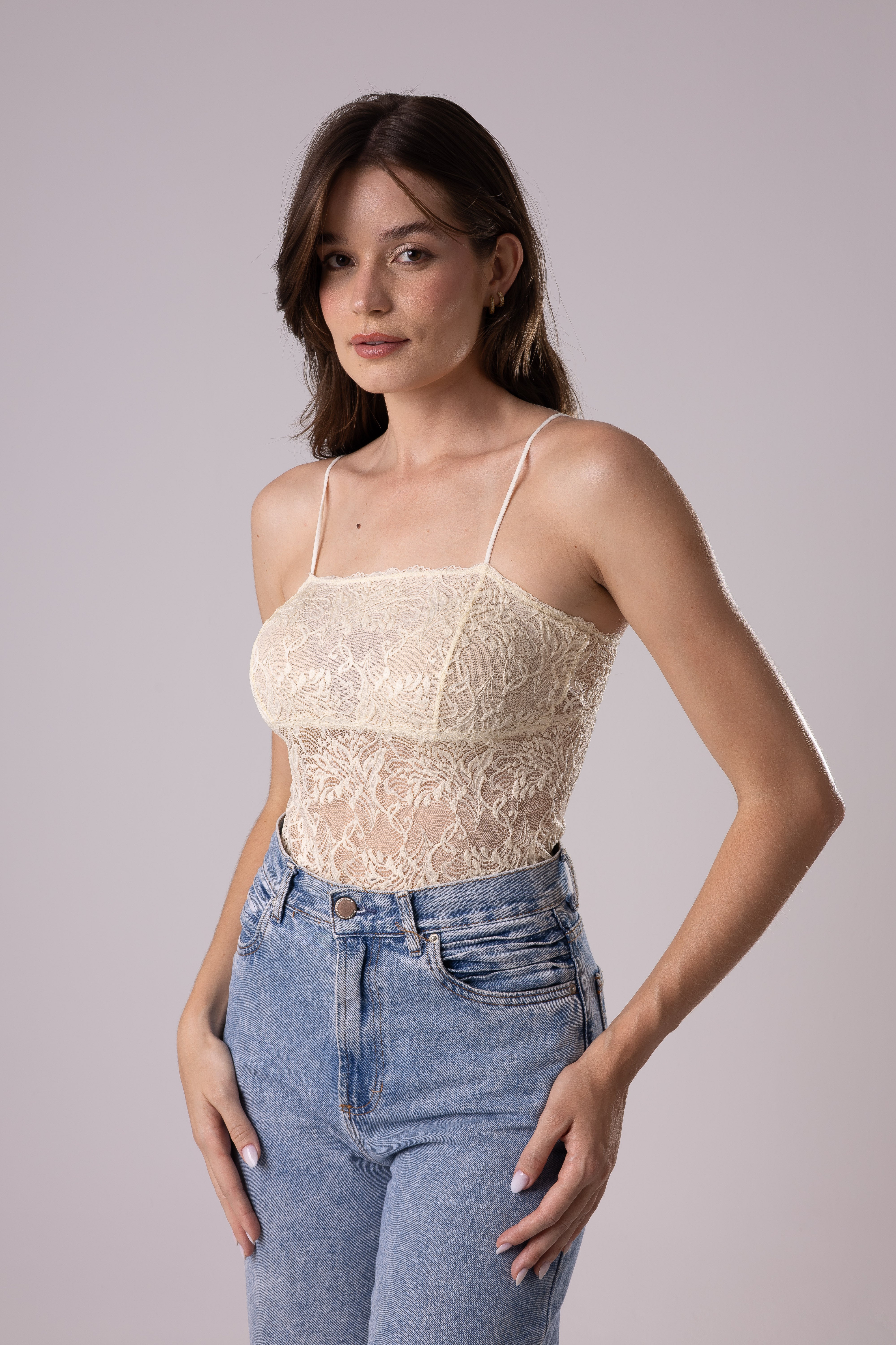 Blusa Renda Marfim