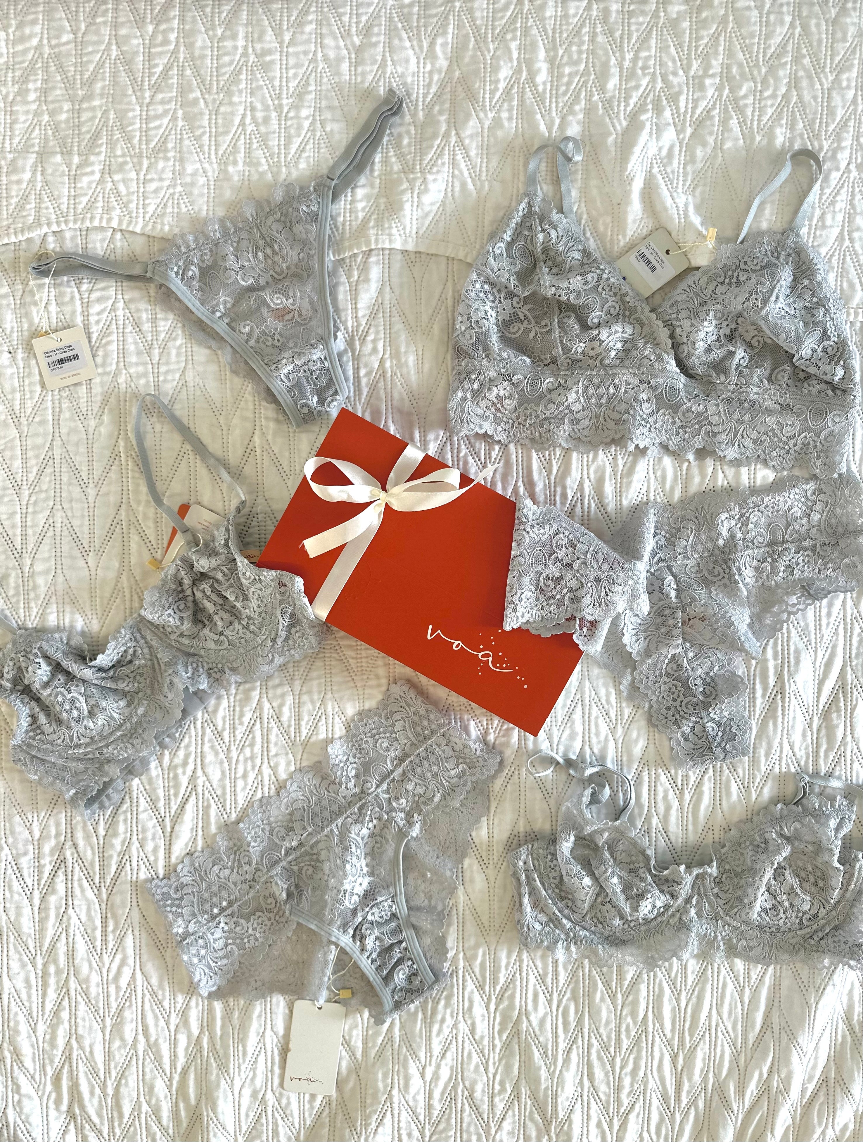 Monte seu Conjunto Cinza + Caixa de Presente