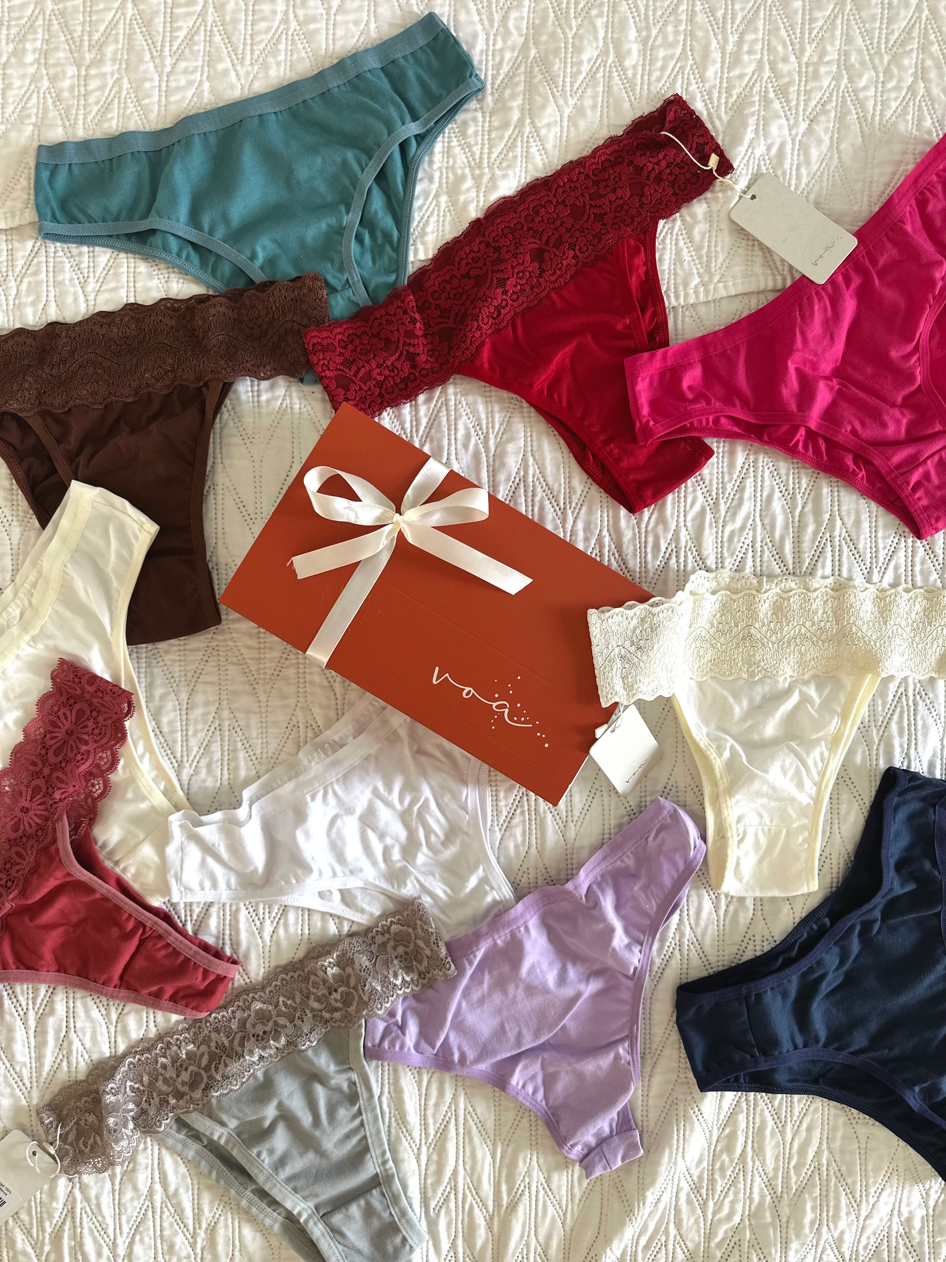 Kit Semaninha - 5 Calcinhas 100% algodão