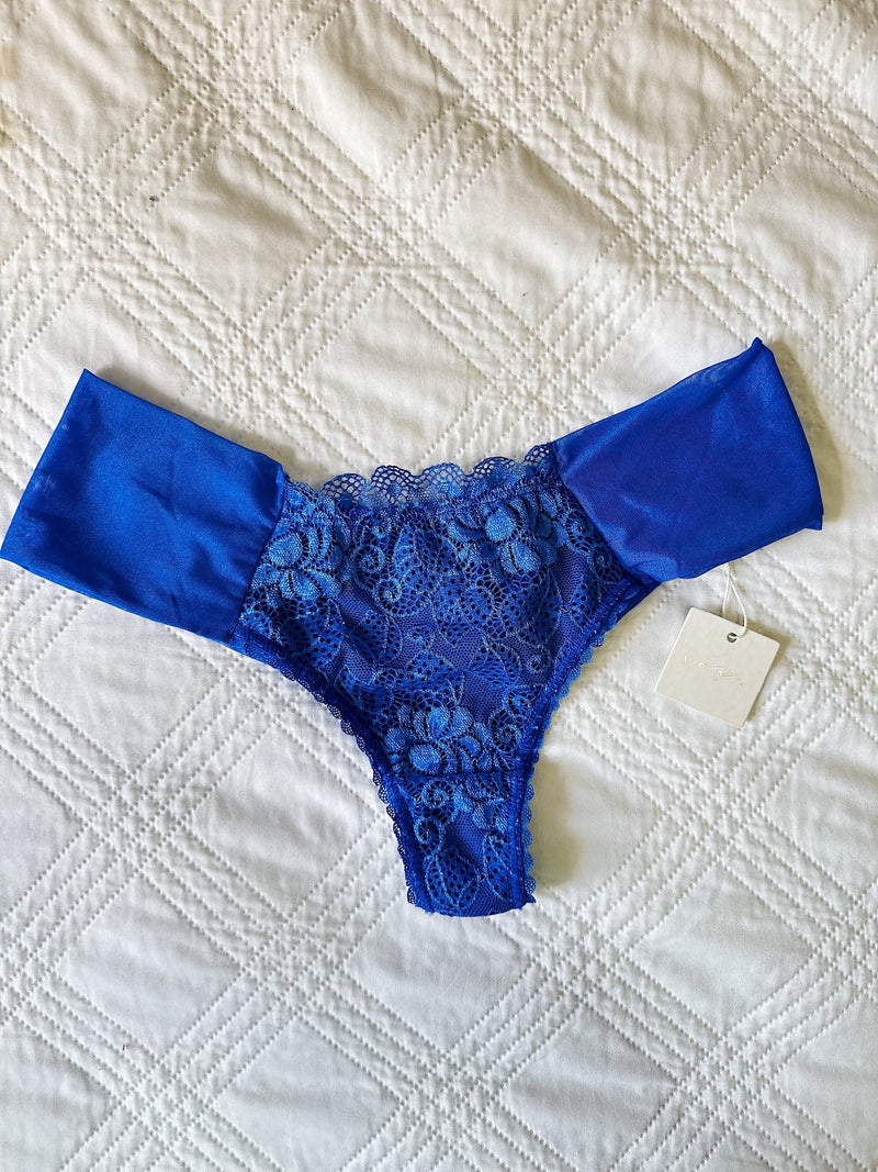 Calcinha Tule - Azul
