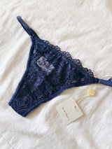 Calcinha Calma  String - Azul Marinho