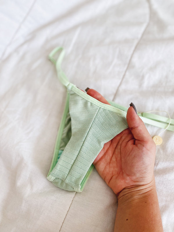 Calcinha Comfy String - Verde Menta