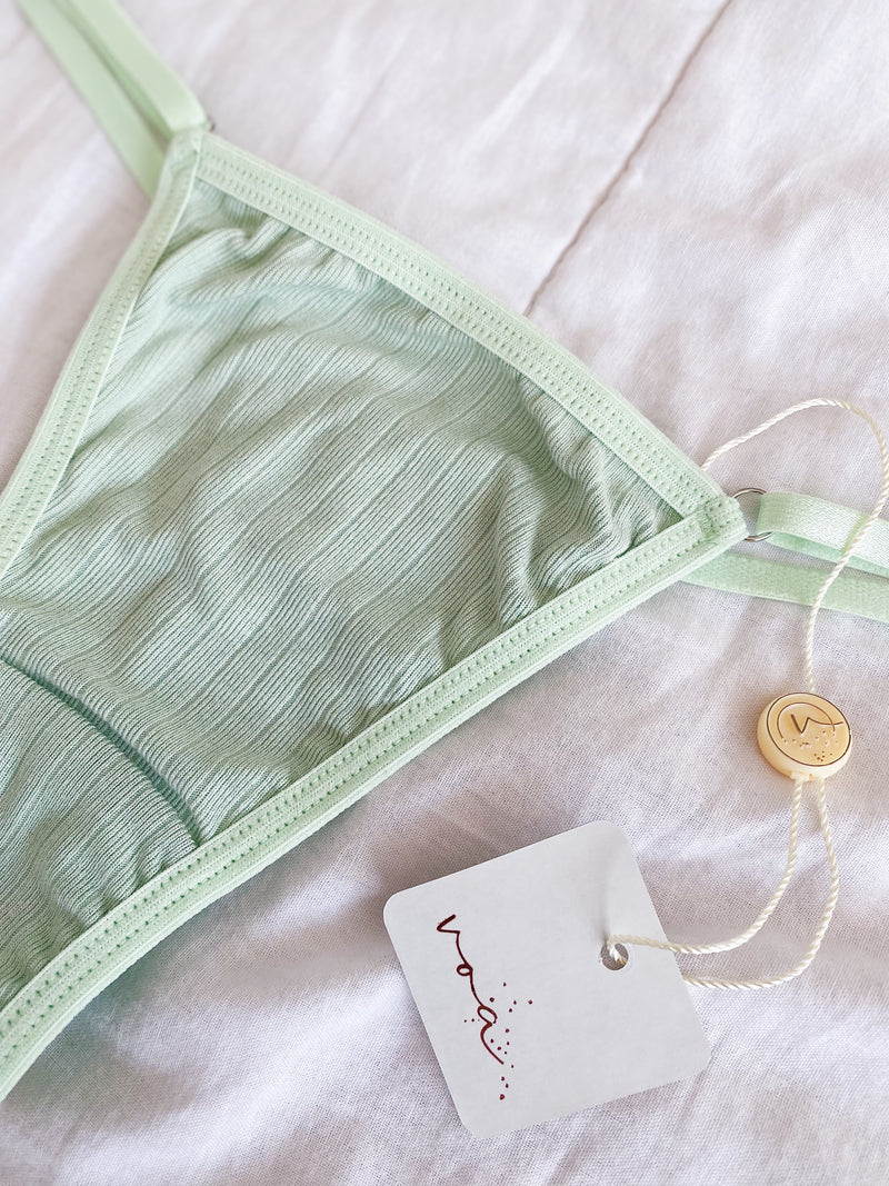 Calcinha Comfy String - Verde Menta