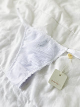 Calcinha Arrastão String - Branco