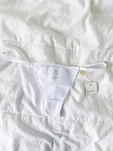 Calcinha Arrastão String - Branco