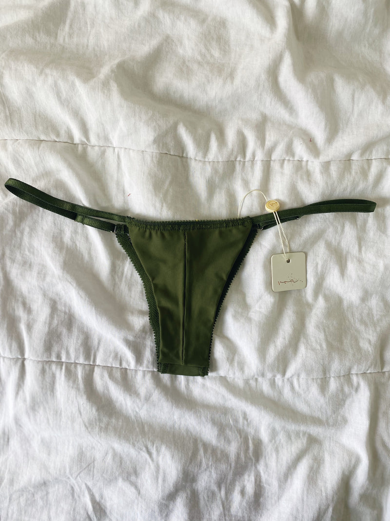 Calcinha Arrastão String - Verde