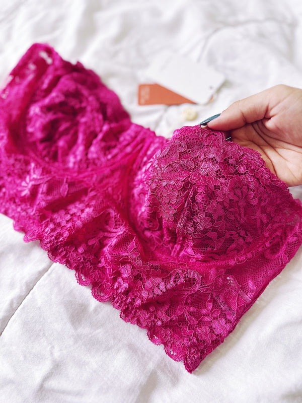 Sutiã Cropped Alegria - Rosa Pink